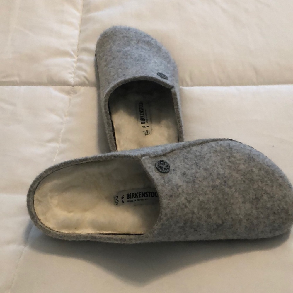 Birkenstock wool felt clogs